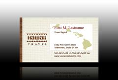 hawaii-travel-agency-business card-template